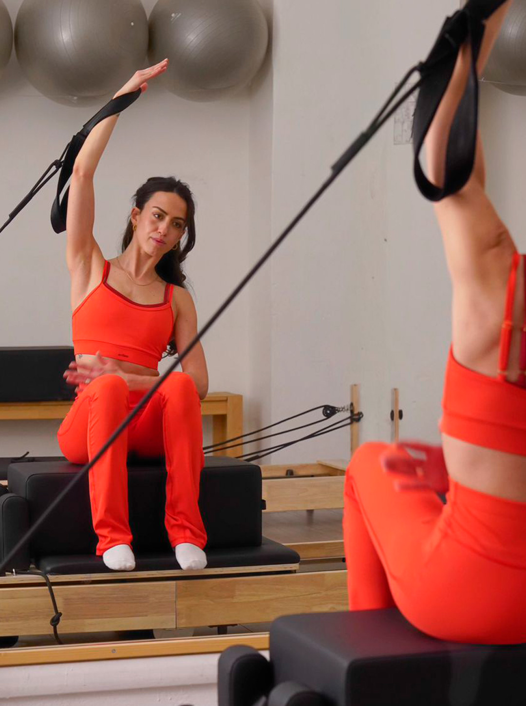 Insegnante di Pilates e reformer